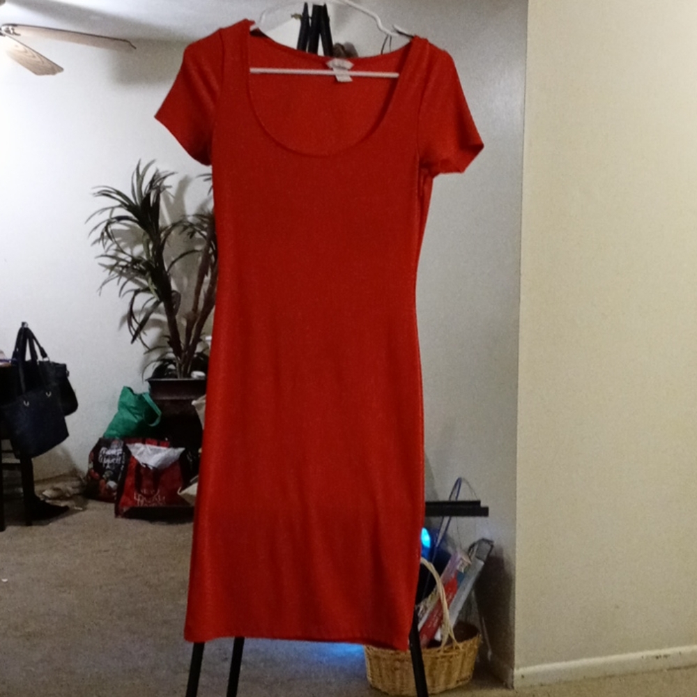 Orange dress